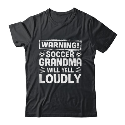 Funny Baseball Grandma Warning Baseball Will Yell Loudly Shirt & Tank Top | siriusteestore
