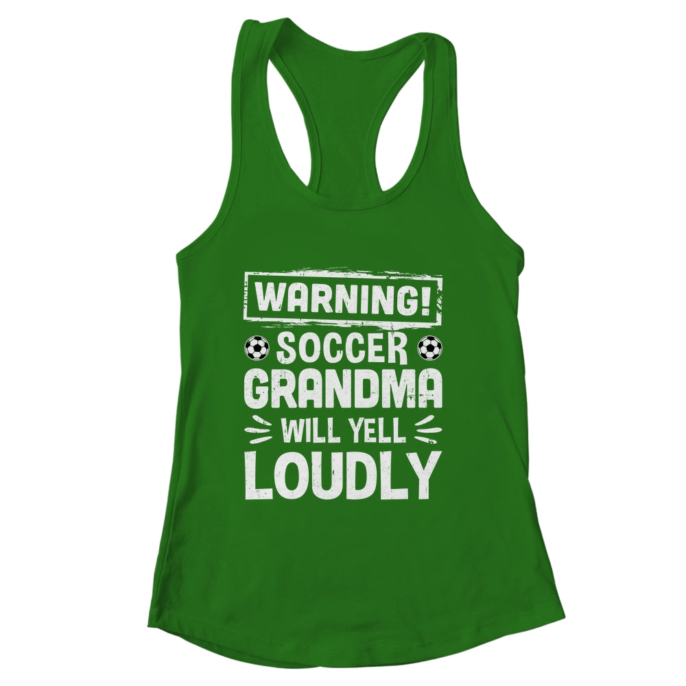 Funny Baseball Grandma Warning Baseball Will Yell Loudly Shirt & Tank Top | siriusteestore