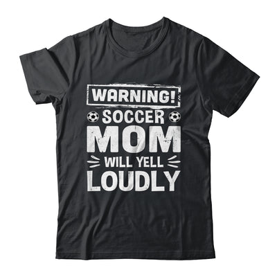 Funny Baseball Mom Warning Baseball Mom Will Yell Loudly Shirt & Tank Top | siriusteestore