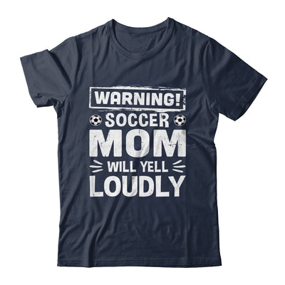 Funny Baseball Mom Warning Baseball Mom Will Yell Loudly Shirt & Tank Top | siriusteestore