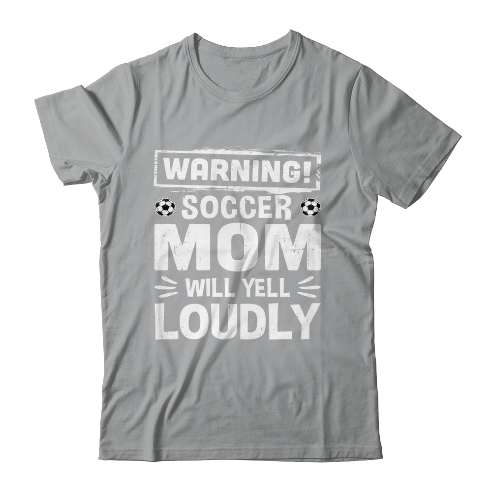 Funny Baseball Mom Warning Baseball Mom Will Yell Loudly Shirt & Tank Top | siriusteestore
