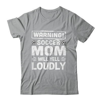 Funny Baseball Mom Warning Baseball Mom Will Yell Loudly Shirt & Tank Top | siriusteestore