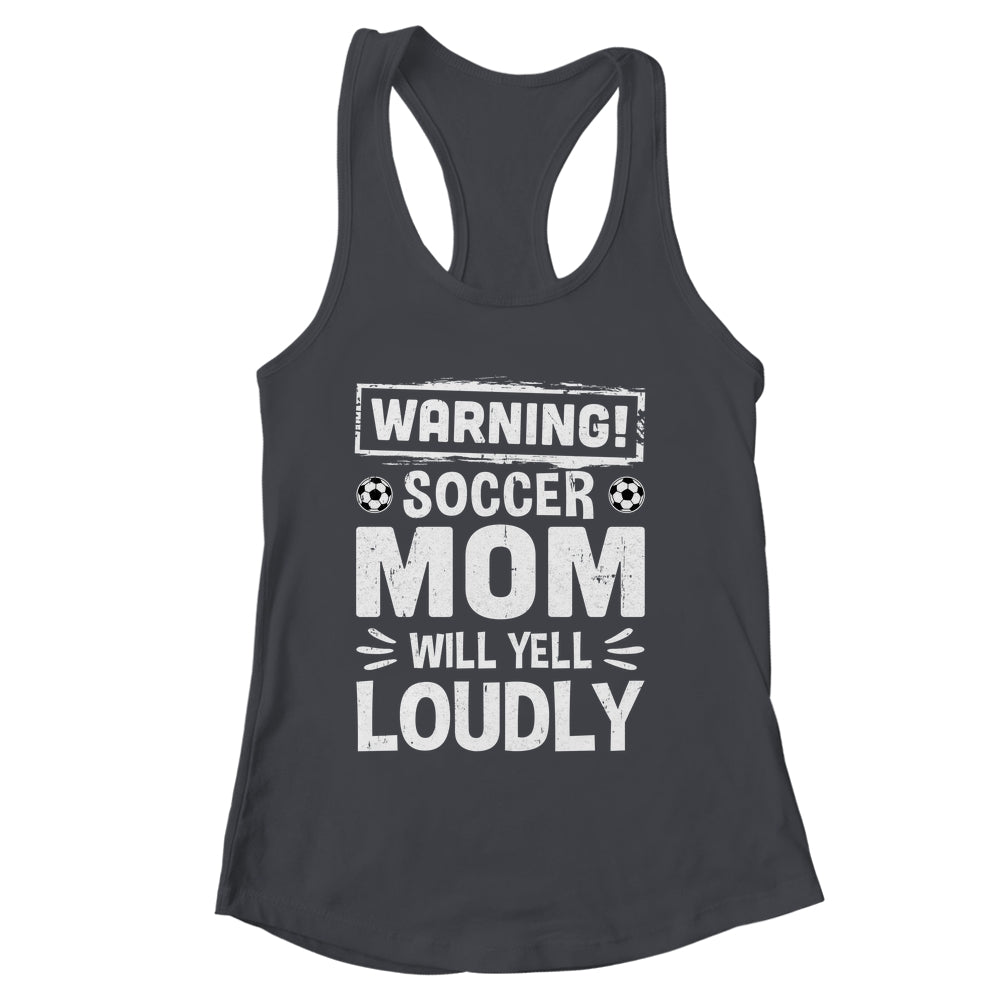 Funny Baseball Mom Warning Baseball Mom Will Yell Loudly Shirt & Tank Top | siriusteestore