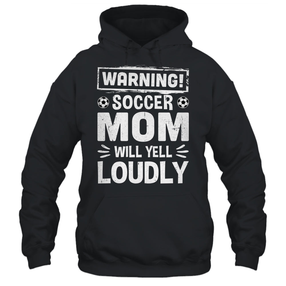 Funny Baseball Mom Warning Baseball Mom Will Yell Loudly Shirt & Tank Top | siriusteestore