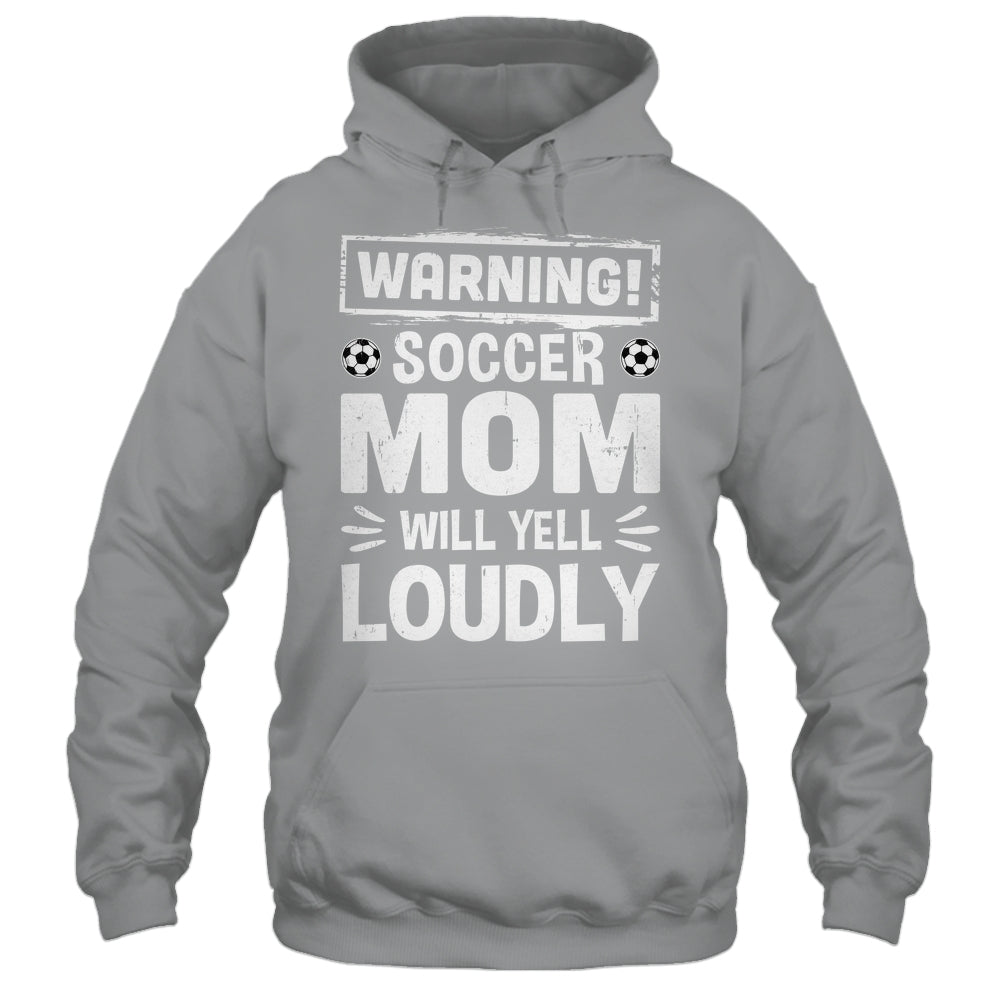 Funny Baseball Mom Warning Baseball Mom Will Yell Loudly Shirt & Tank Top | siriusteestore