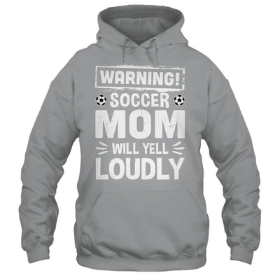 Funny Baseball Mom Warning Baseball Mom Will Yell Loudly Shirt & Tank Top | siriusteestore