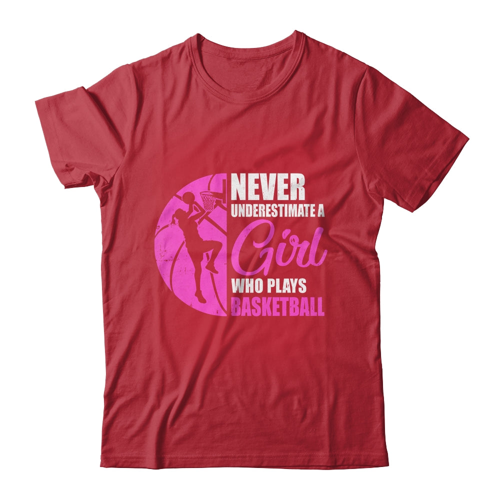 Funny Basketball Art For Girls Youth Teens Basketball Player Shirt & Hoodie | siriusteestore