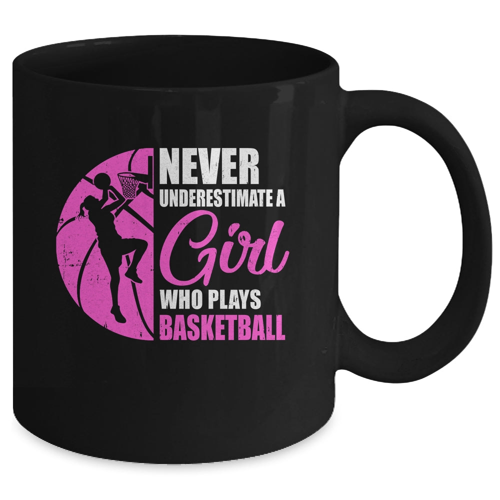 Funny Basketball Art For Girls Youth Teens Basketball Player Mug | siriusteestore
