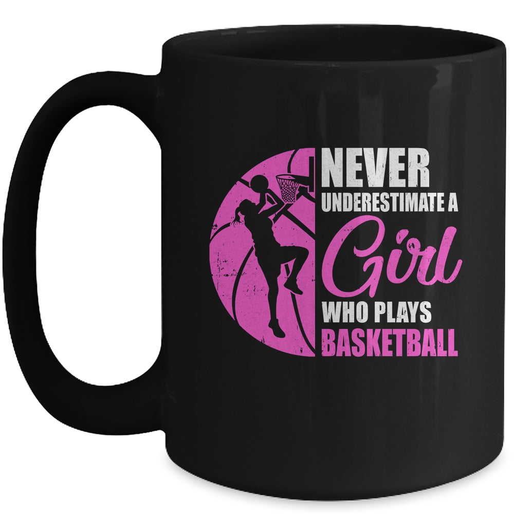 Funny Basketball Art For Girls Youth Teens Basketball Player Mug | siriusteestore