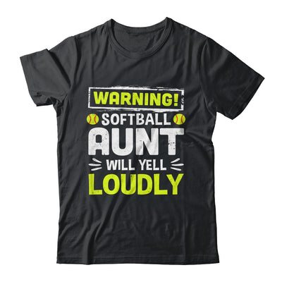 Funny Basketball Aunt Warning Basketball Will Yell Loudly Shirt & Tank Top | siriusteestore