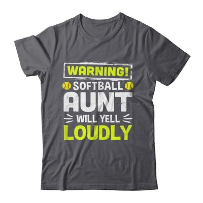 Funny Basketball Aunt Warning Basketball Will Yell Loudly Shirt & Tank Top | siriusteestore