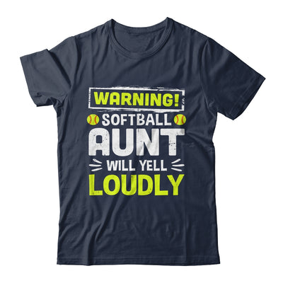 Funny Basketball Aunt Warning Basketball Will Yell Loudly Shirt & Tank Top | siriusteestore