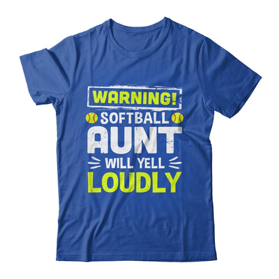 Funny Basketball Aunt Warning Basketball Will Yell Loudly Shirt & Tank Top | siriusteestore