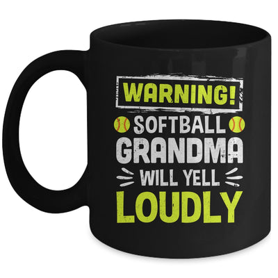 Funny Basketball Grandma Warning Basketball Will Yell Loudly Mug | siriusteestore