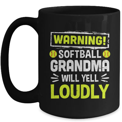 Funny Basketball Grandma Warning Basketball Will Yell Loudly Mug | siriusteestore