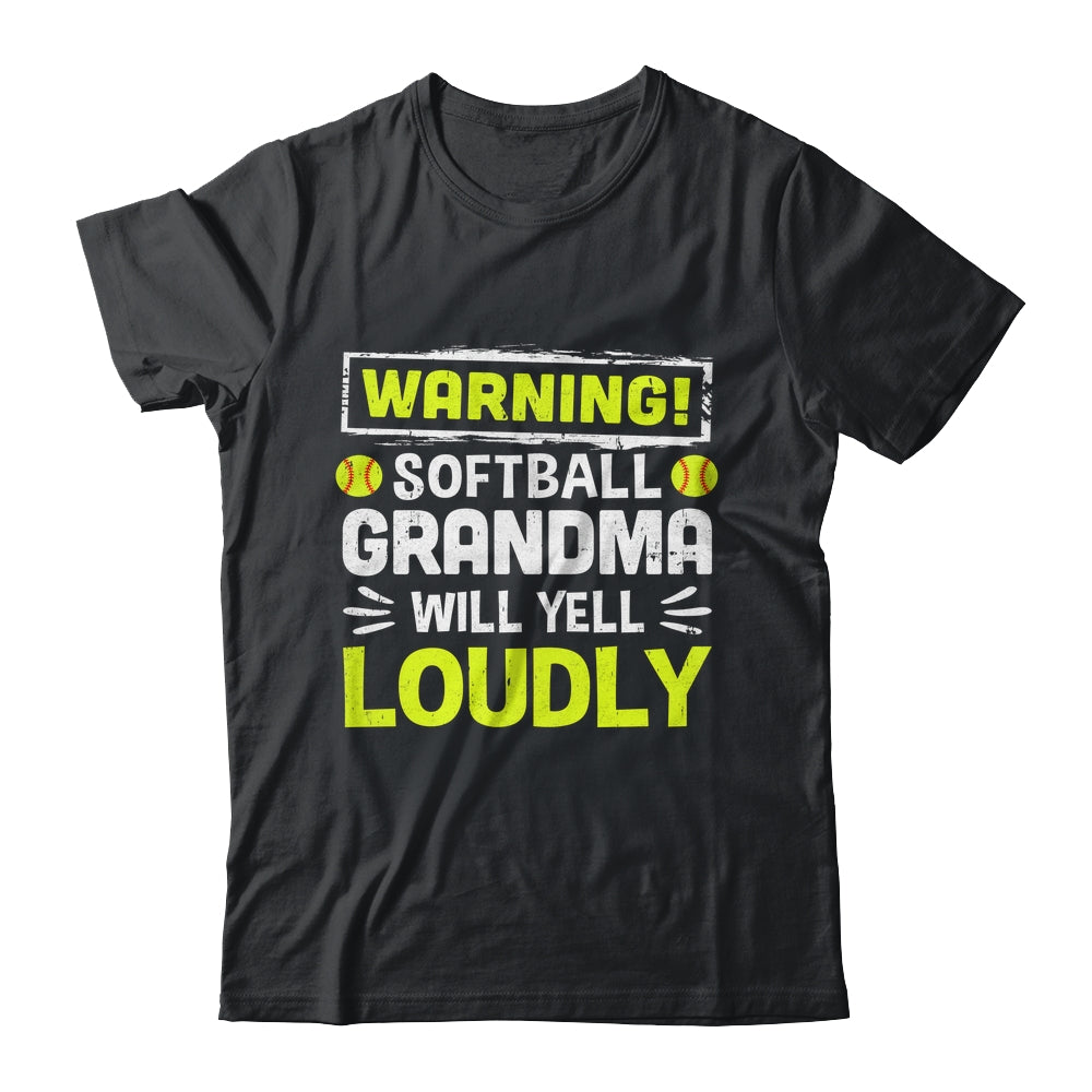 Funny Basketball Grandma Warning Basketball Will Yell Loudly Shirt & Tank Top | siriusteestore