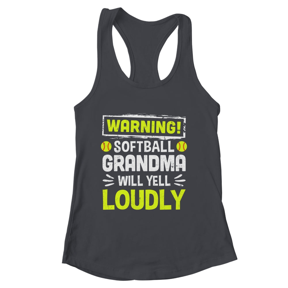 Funny Basketball Grandma Warning Basketball Will Yell Loudly Shirt & Tank Top | siriusteestore