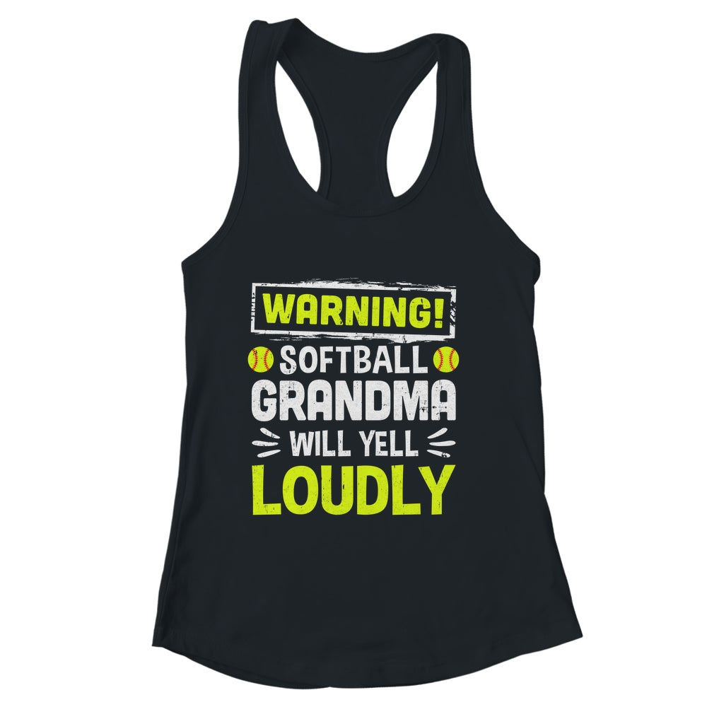 Funny Basketball Grandma Warning Basketball Will Yell Loudly Shirt & Tank Top | siriusteestore