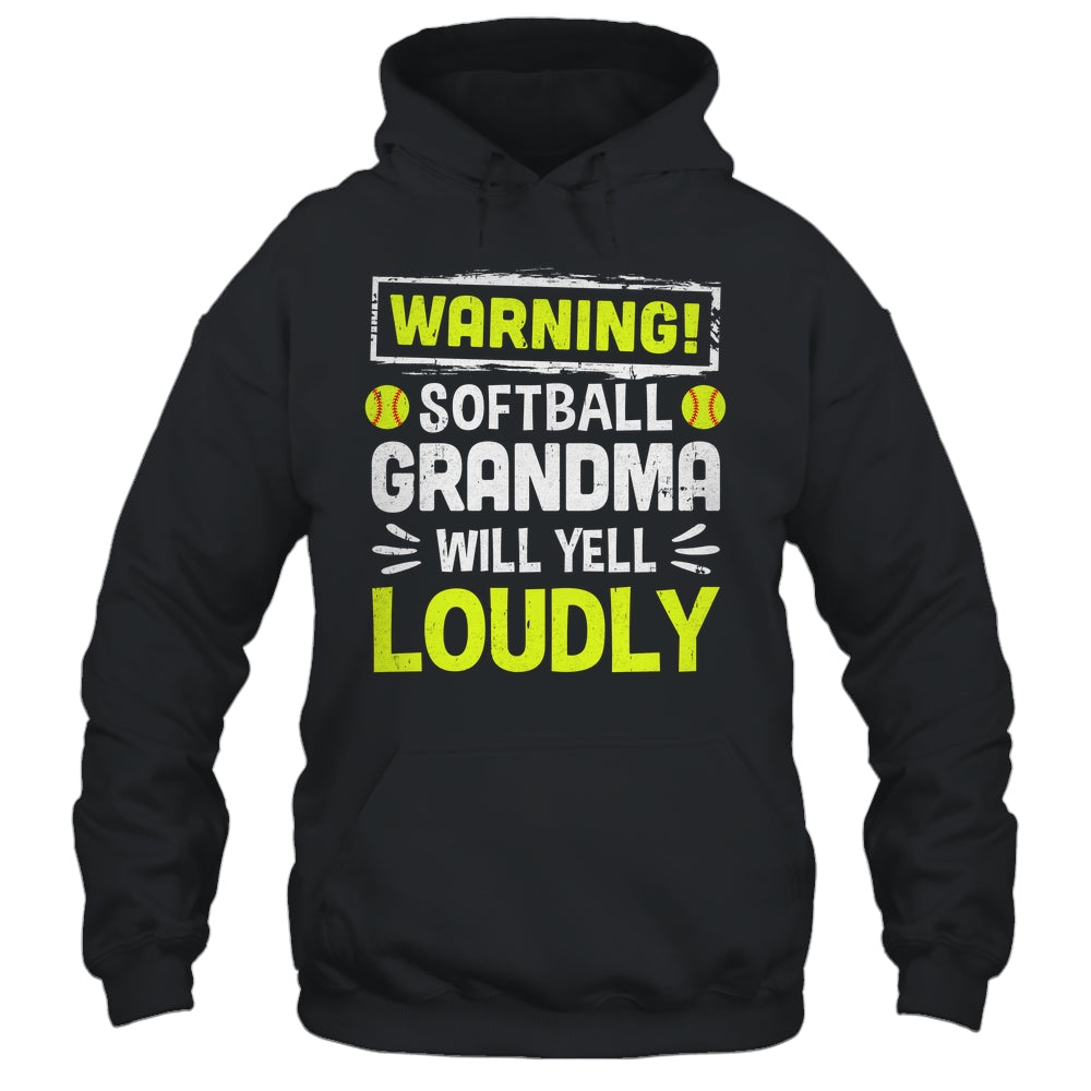 Funny Basketball Grandma Warning Basketball Will Yell Loudly Shirt & Tank Top | siriusteestore