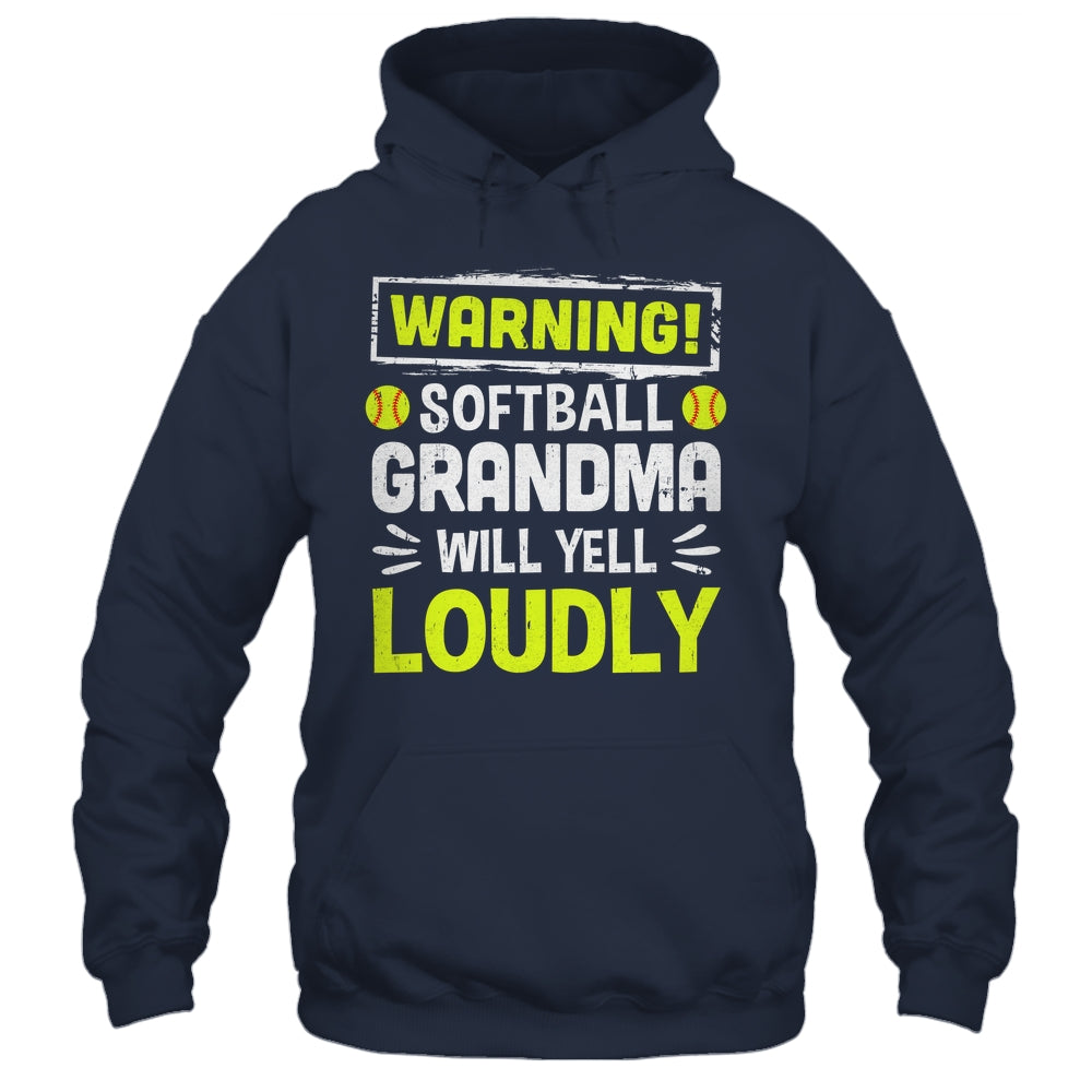 Funny Basketball Grandma Warning Basketball Will Yell Loudly Shirt & Tank Top | siriusteestore