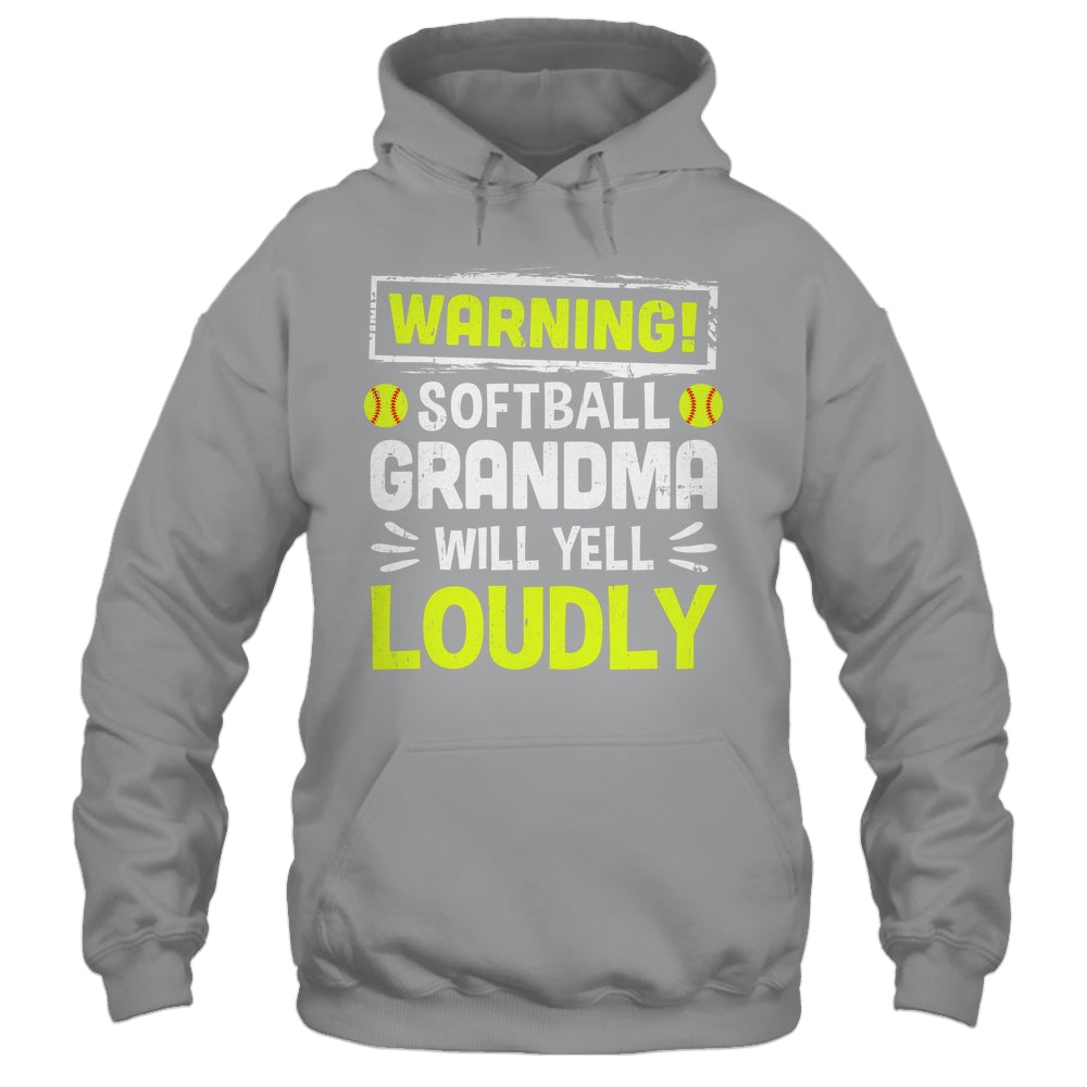 Funny Basketball Grandma Warning Basketball Will Yell Loudly Shirt & Tank Top | siriusteestore
