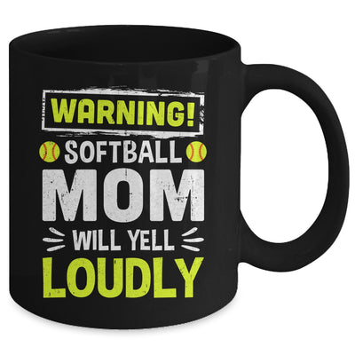 Funny Basketball Mom Warning Basketball Mom Will Yell Loudly Mug | siriusteestore