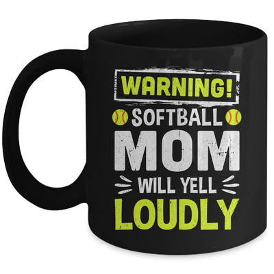 Funny Basketball Mom Warning Basketball Mom Will Yell Loudly Mug | siriusteestore