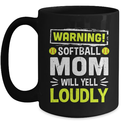 Funny Basketball Mom Warning Basketball Mom Will Yell Loudly Mug | siriusteestore
