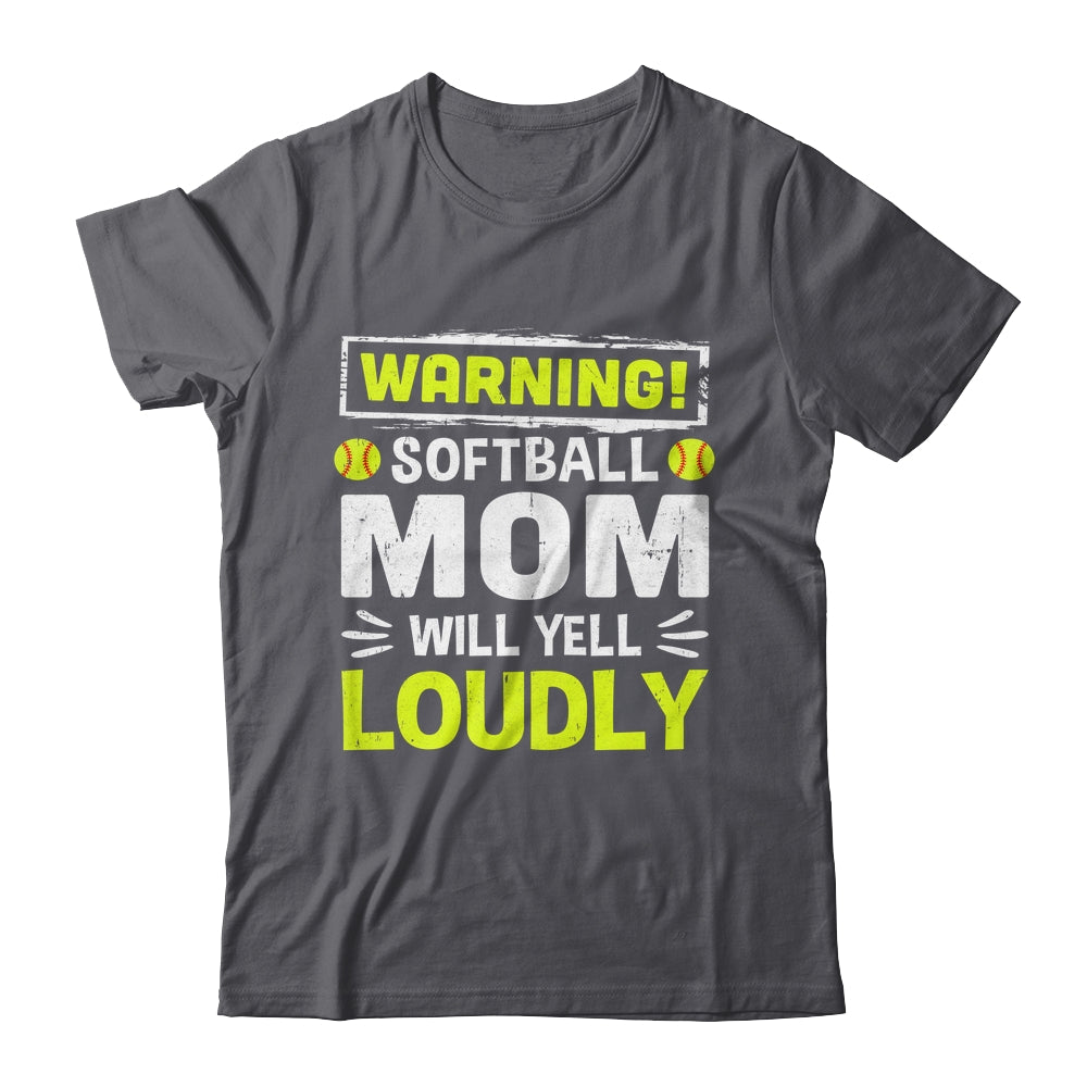 Funny Basketball Mom Warning Basketball Mom Will Yell Loudly Shirt & Tank Top | siriusteestore