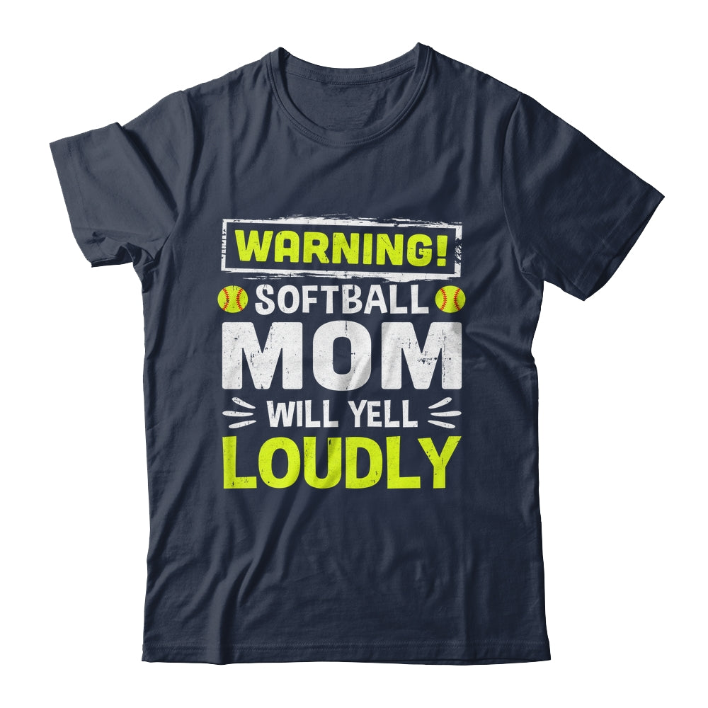 Funny Basketball Mom Warning Basketball Mom Will Yell Loudly Shirt & Tank Top | siriusteestore