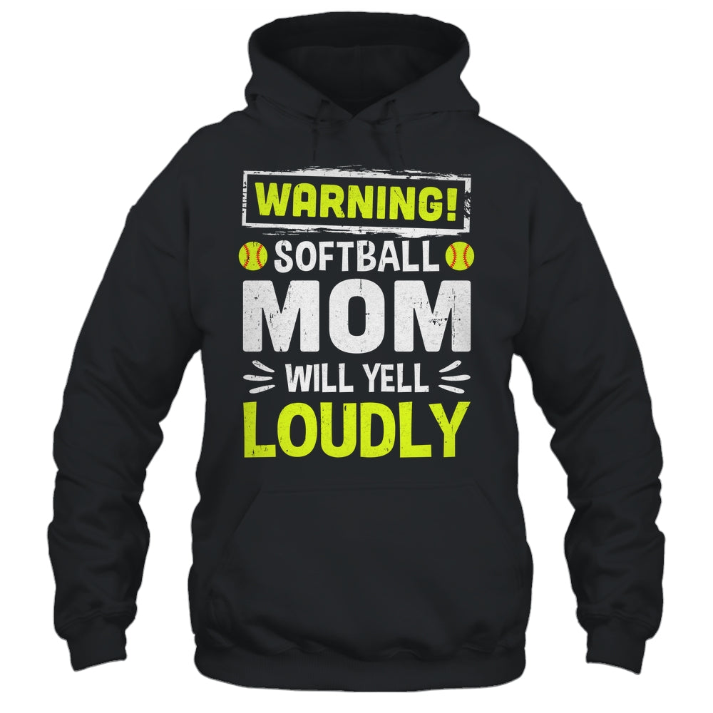 Funny Basketball Mom Warning Basketball Mom Will Yell Loudly Shirt & Tank Top | siriusteestore