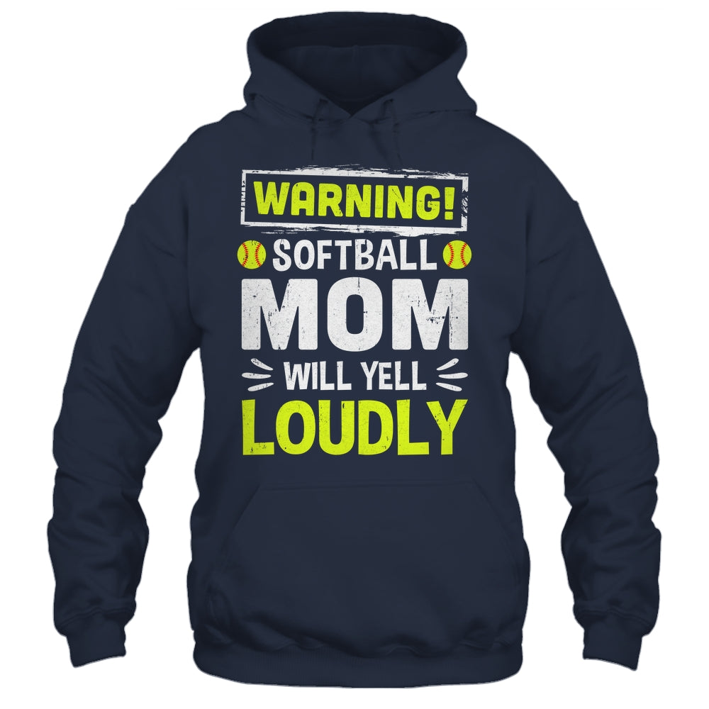 Funny Basketball Mom Warning Basketball Mom Will Yell Loudly Shirt & Tank Top | siriusteestore
