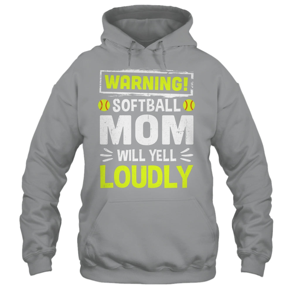 Funny Basketball Mom Warning Basketball Mom Will Yell Loudly Shirt & Tank Top | siriusteestore