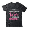 Funny Basketball Player Design for Girls Youth Teens Shirt & Tank Top | siriusteestore
