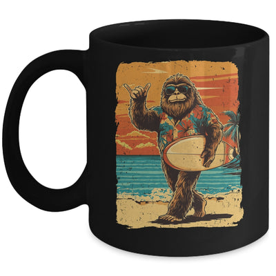 Funny Bigfoot Aloha Hawaiian Surfing Tropical Beach Surfer Mug | siriusteestore