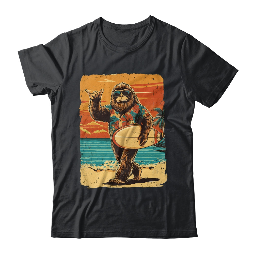 Funny Bigfoot Aloha Hawaiian Surfing Tropical Beach Surfer Shirt & Tank Top | siriusteestore