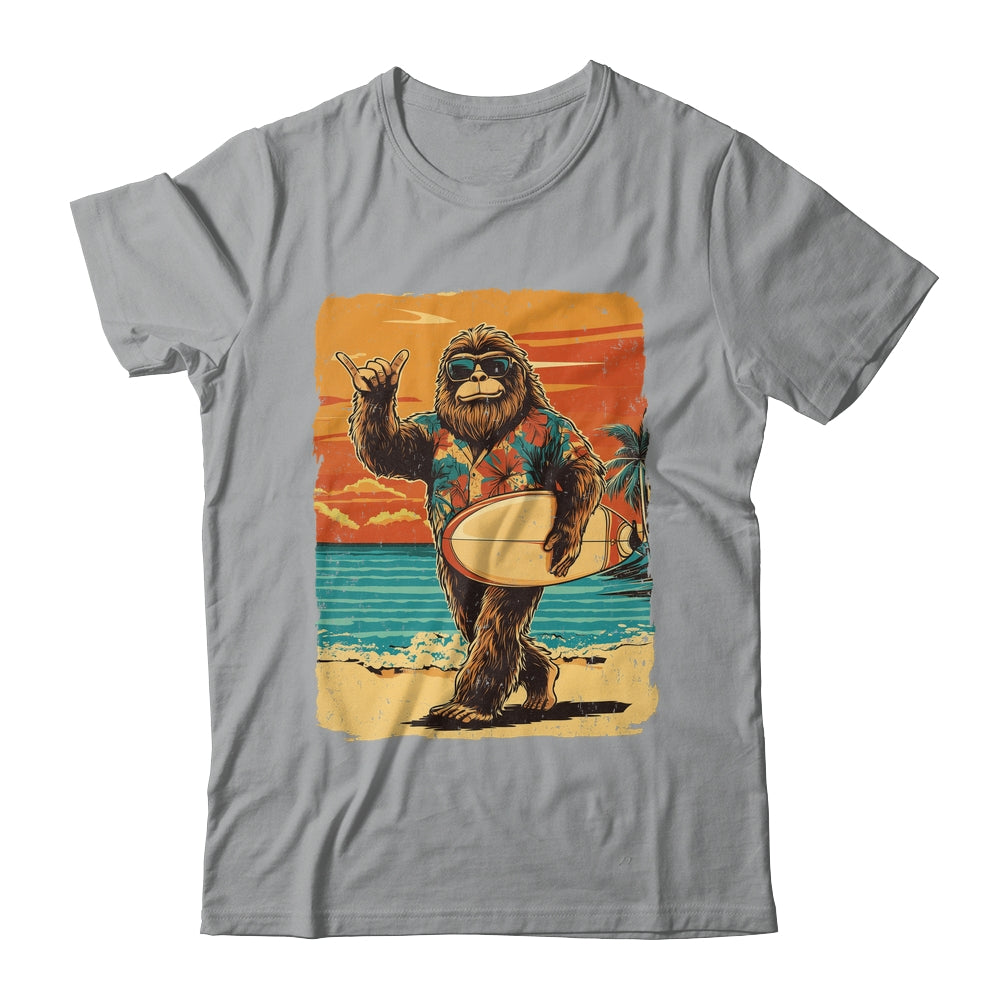 Funny Bigfoot Aloha Hawaiian Surfing Tropical Beach Surfer Shirt & Tank Top | siriusteestore