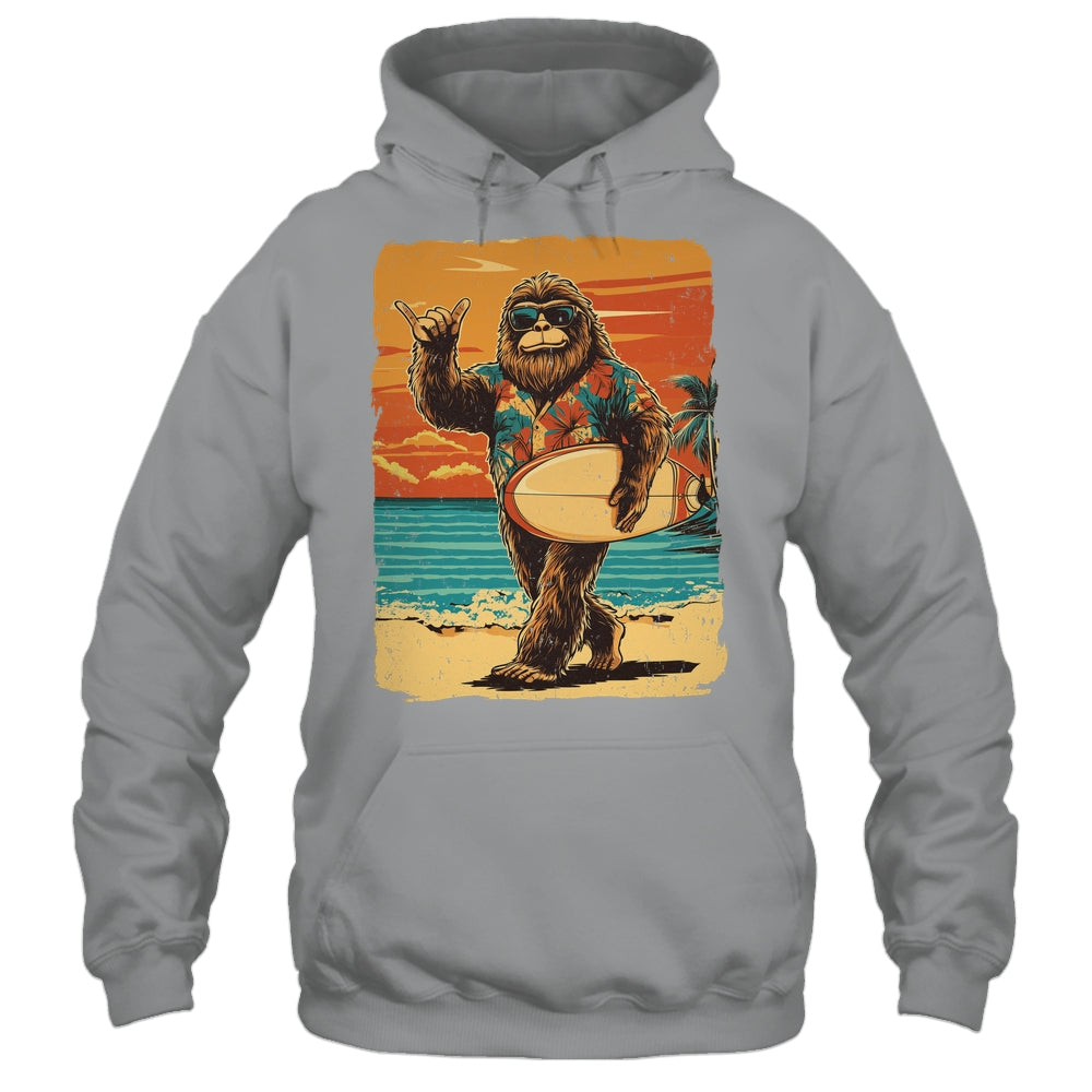 Funny Bigfoot Aloha Hawaiian Surfing Tropical Beach Surfer Shirt & Tank Top | siriusteestore