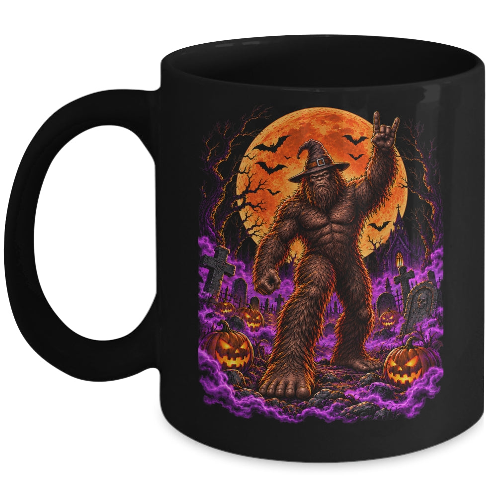 Funny Bigfoot Halloween Sasquatch Spooky Costume Men Boy Mug | siriusteestore
