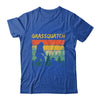 Funny Bigfoot Lawn Mowing Grassquatch Caretaker Landscaping Shirt & Tank Top | siriusteestore