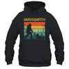 Funny Bigfoot Lawn Mowing Grassquatch Caretaker Landscaping Shirt & Tank Top | siriusteestore