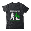 Funny Bigfoot Lawn Mowing Grassquatch Lawn Mower Men Women Shirt & Tank Top | siriusteestore