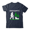 Funny Bigfoot Lawn Mowing Grassquatch Lawn Mower Men Women Shirt & Tank Top | siriusteestore