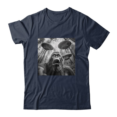 Funny Bigfoot Sasquatch Alien UFO Men Women Graphic Selfie Shirt & Tank Top | siriusteestore