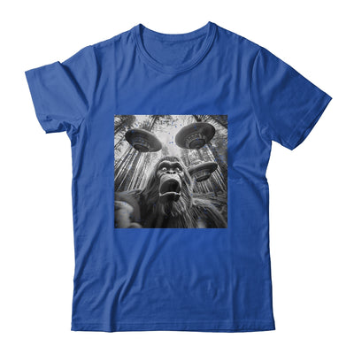 Funny Bigfoot Sasquatch Alien UFO Men Women Graphic Selfie Shirt & Tank Top | siriusteestore