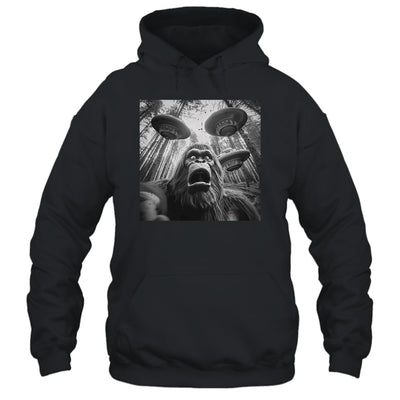 Funny Bigfoot Sasquatch Alien UFO Men Women Graphic Selfie Shirt & Tank Top | siriusteestore