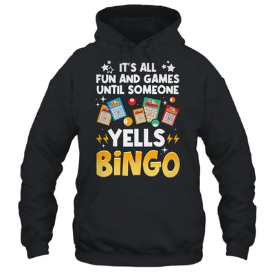 Funny Bingo For Men Women Lucky Bingo Make Me Yell Bingo Shirt & Tank Top | siriusteestore