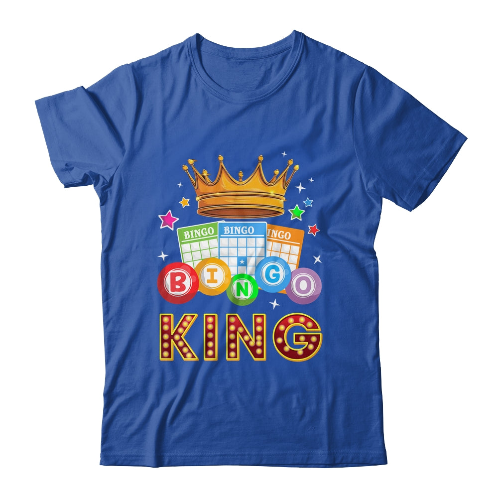 Funny Bingo King For Dad Men Bingo Lovers Casino Players Shirt & Hoodie | siriusteestore