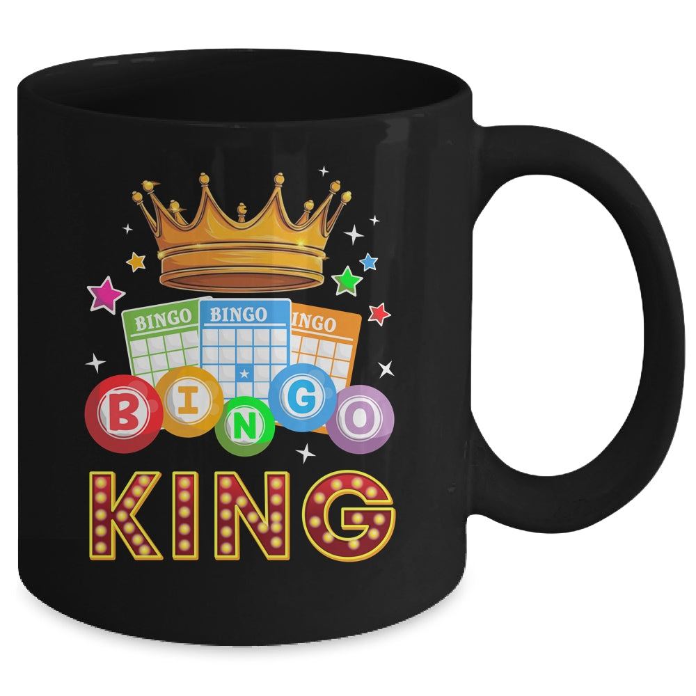Funny Bingo King For Dad Men Bingo Lovers Casino Players Mug | siriusteestore