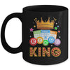Funny Bingo King For Dad Men Bingo Lovers Casino Players Mug | siriusteestore